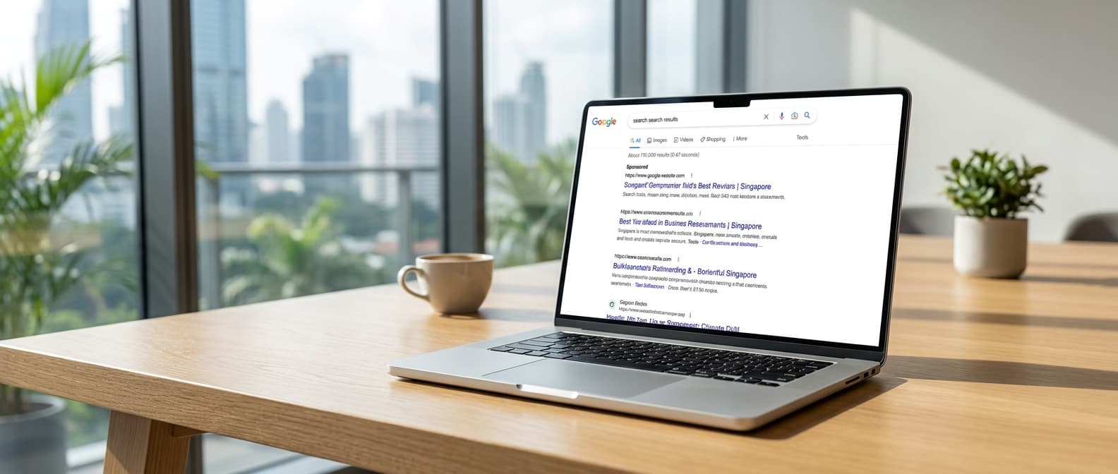 Sharp pencil beside a small white architectural model — evaluating a Google Ads agency in Singapore
