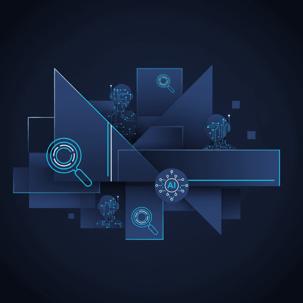 A robots.txt file on a laptop screen with AI company logos in the background