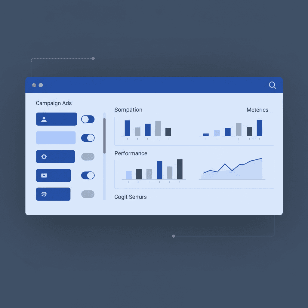 Google Ads Performance Max campaign controls dashboard showing audience exclusions and budget reporting features