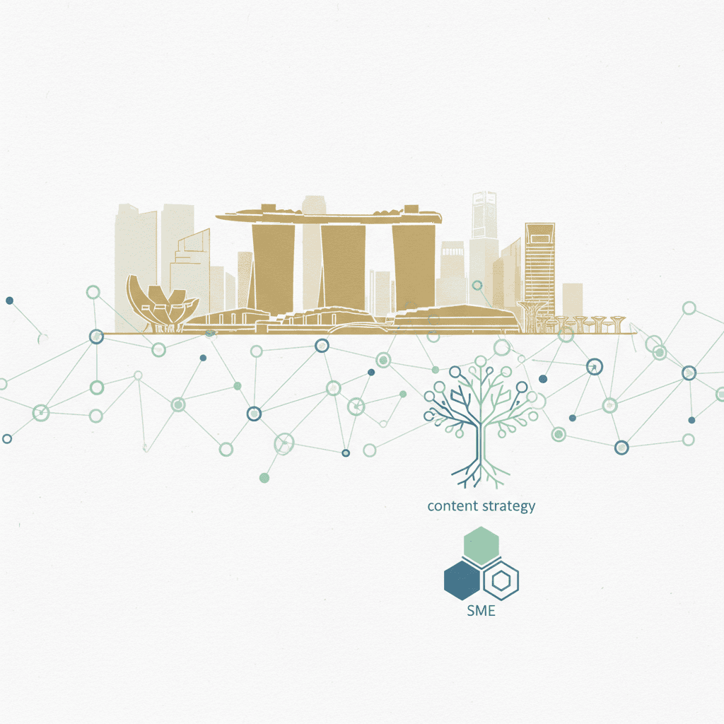 A person interacting with an AI assistant on a laptop, bypassing a traditional search engine results page