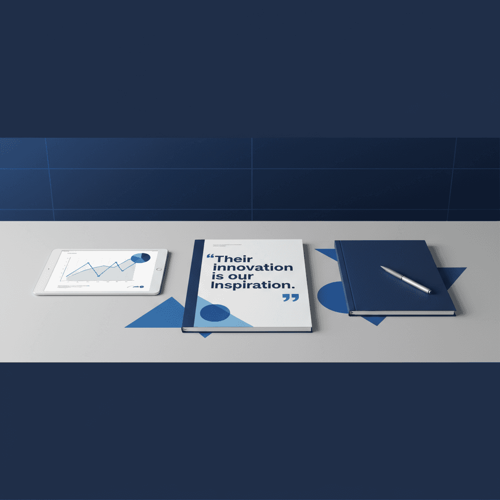 A business owner reviewing a proposal document, with a competitor's cheaper quote visible on the table beside it